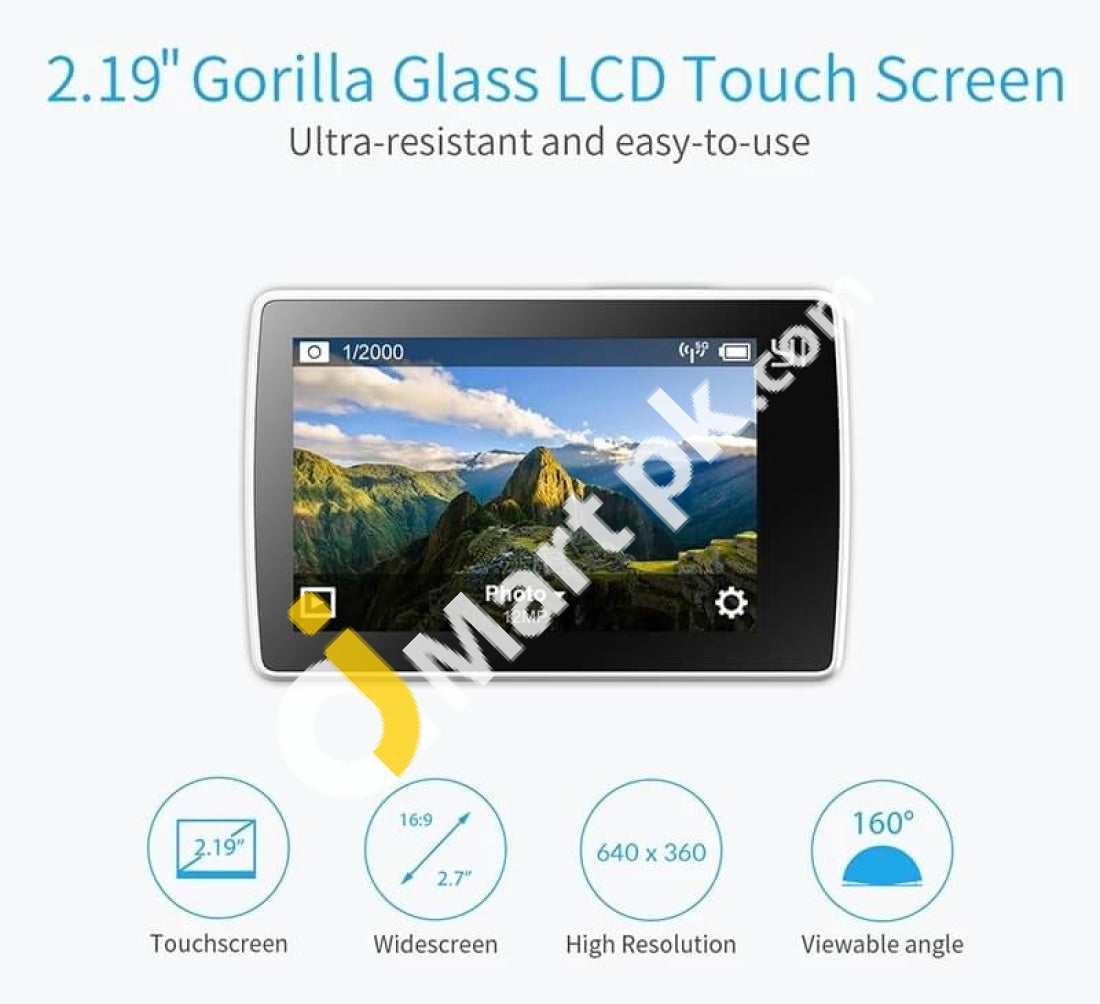 Xiaomi Yi 4K High Quality Mini Sport Action Camera With 2.19 Inch Lcd Touchscreen - Imported From Uk