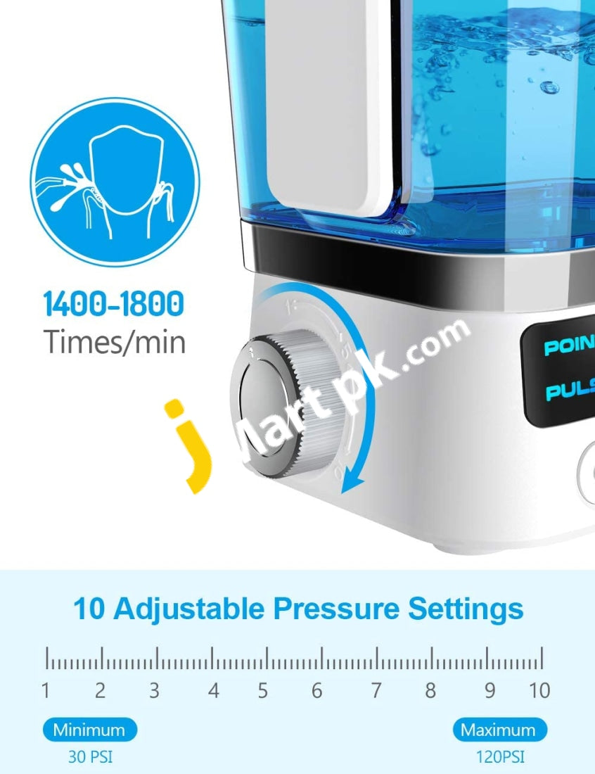 Youngdo 600Ml Oral Irrigator With 4 Jet Tips 3 Modes Adjustable Water Pressure Ipx7 Waterproof Usb