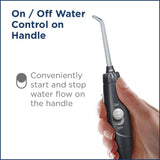 Waterpik Ultra Professional Water Flosser, Dental Plaque Removal Tool with 7 Tips, Advanced Pressure Control System, 10 Pressure Settings, 90s of Water Capacity - Imported from UK
