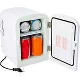 Things 4L Mini Fridge Thermoelectric Cooler & Warmer Small Refrigerators (Silver)- Imported from UK