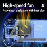 ANBERNIC RG556 Retro Handheld Game Console with 128GB SD Card Pre-Loaded, 1080P Android 13, Bluetooth 5.0, 5.48" AMOLED Touch Screen, Unisoc T820 Processor, 5500mAh Battery, WiFi, Video Games Player - Imported from UK