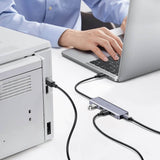 UGREEN 4-Ports USB 3.0 Hub, Ultra Slim USB Extender with 5Gbps Data Transfer - Imported from UK