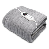 Dreamcatcher Luxurious Electric Heated Throw Blanket, 160 x 120cm, 120W Machine Washable Soft Fleece Blanket with Timer & 9 Control Heat Settings - Imported from UK