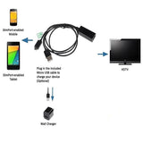 MyDP SlimPort to HDMI with USB Adapter HD TV Adapter Converter 1M Cable - Imported from UK