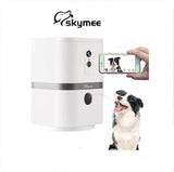 SKYMEE Petalk AI II Pet Camera Automatic Pet Treat Dispenser, WiFi Full HD 1080P Camera, Night Vision, Two-Way Audio, Motion Detection - Imported from UK