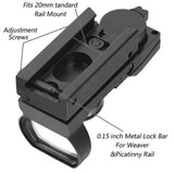 CVLIFE Reflex Sight Red Dot Sight Red Green 4 Reticle Optics with Laser & Pressure Pad Switch for 20mm Rail - Imported from UK