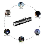 ThorFire TG06S Mini Flashlight, 500 Lumen EDC Pocket Light with 5 Modes, Powered by AA or 14500 Battery (Not Included) - Imported from UK