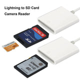 Lightning 8 Pin to SD Card Camera Reader, iPhone iPad Conversion Adapter Conversion Cable - Imported from UK