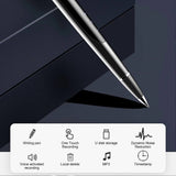 JNN Professional Digital Voice Recorder + HD MP3, 4GB Smart Pen Voice Activated Recorder for Meetings, Interviews, Classes & More - Imported from UK