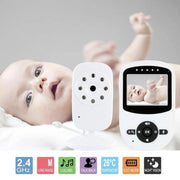 GHB Video Baby Monitor Digital 2.4Ghz Wireless with Temperature Monitor, Long Transmission Range, 2-Way Talk, Night Vision - Imported from UK