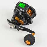 Wildwolf Line Counter Baitcast Fishing Reels With Large Screen Digital Display Right Handed - Imported from UK