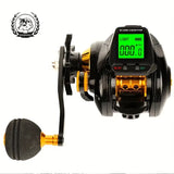 Wildwolf Line Counter Baitcast Fishing Reels With Large Screen Digital Display Right Handed - Imported from UK