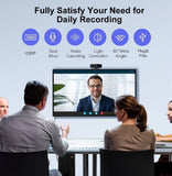 CROSSTOUR Webcam, 1080p Full HD Video Streaming Web Camera with Dual Built-in Microphones for Video Calling Conference Online Study - Imported from UK