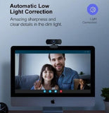 CROSSTOUR Webcam, 1080p Full HD Video Streaming Web Camera with Dual Built-in Microphones for Video Calling Conference Online Study - Imported from UK