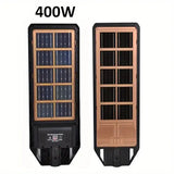 Solar LED Street Lights 400W Outdoor IP65 Waterproof Super Bright  Solar Powered 270° Wide Angle Light with Remote Control for Large Area - Imported from UK