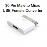 USB C Female to 30-Pin Male Adapter Android Micro USB to 30-Pin Converter Adapter - Imported from UKr - Imported from UK