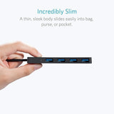 Anker 4-Port Ultra Slim USB 3.0 Data Hub A7516 - Imported from UK