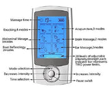 SHENGMI EMS Tens Massager for Pain Management & Rehabilitation with 16 Modes & 8 Pads Massager, Great for Treating Back Neck Stress Sciatic Pain & Muscle Relief - Imported from UK