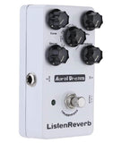 Aural Dream Listen Reverb Guitar Effects Pedal, 8 Reverb Modes & Predelay Control Including Spring, Plate, Gate, Hall & Reverse Reverb, True Bypass - Imported from UK