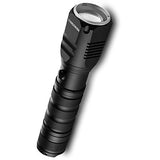 TANSOREN 900 Lumens LED Flashlight with 5 Light Modes, Zoomable Tactical Rechargeable Waterproof Flashlight (Container Product Without Box & Accessories) - Imported from UK