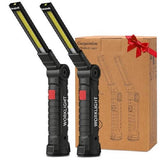 Coquimbo Work Light, Rechargeable 360° Rotatable LED Torch with Magnetic Base & Hook (2 Pack) - Imported from UK
