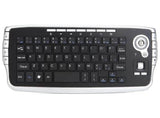 2.4G Wireless Trackball Keyboard for Smart PC TV Box, 78 Keys 1200 DPI - Imported from UK