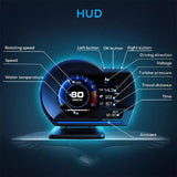 OBD2+GPS Smart Gauge, AP-6 Car HUD Head Up Display, High Definition Speedometer Car Diagnostic Tool Overspeed Fault Alarm for All Vehicles - Imported from UK