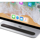 Logitech Base Charging Stand For iPad Pro 9.7", 10.5", 12.9" (1st & 2nd Gen) with Smart Connector Technology, Premium Aluminum Construction (Amazon Container Product Without Box) - Imported from UK