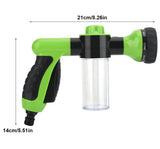 Water Spray Gun Adjustable Foam Spray Gun with Soap Dispenser, 8 Patterns High-Pressure Sprayer with Reservoir for Lawn/Garden Watering Car Washing Pet Bathing Fertilizer - Imported from UK