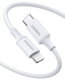 UGREEN USB C to Lightning Cable, 1M MFi Certified PD Fast Charging Cable Compatible with iPhone iPad iPod - Imported from UK