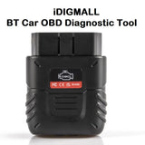 iDIGMALL Bluetooth OBD2 Scanner OBD II Diagnostic Scan Tool for iOS iPhone/Android Car ECU Code Reader with Engine Check & Emissions Test & Live Sensor Data Support - Imported from UK