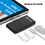 Microsoft® Surface Pro 5/6 Multi-Port 4-in-1 USB 3.0 Hub with 4K Display, Dual USB 3.0 Port, Type C Port - Imported from UK