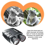 Tomshine Night Vision Binocular, 2.4” LCD Display Infrared Binoculars with 5X Digital Zoom 1080P Night Vision Goggles for Photography, Wildlife Watching, Camping, Journey - Imported from UK