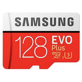 Samsung EVO Plus Class 10 128GB microSDXC UHS-I U3 Full HD & 4K UHD Memory Card with SD Adapter - Imported from UK