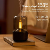 KINSCOTER 180ml Portable Mini Aroma Diffuser Aromatherapy Candle Light Essential Oil Diffuser, Waterless Auto-Off, Ultrasonic Humidifier USB Cold Mist Sprayer - Imported from UK