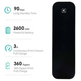 Marklife D210 A4 Thermal Printer, Direct Wireless Mobile Photo Printer USB Bluetooth Connection - Imported from UK