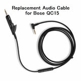 Bose Audio Extension Cable (Genuine) for Bose QuietComfort QC15 with Mic 3.5 to 3.5mm Headphones Cable Work on Smartphone iPhone iPod iPad Tablet (2M) - Imported from UK