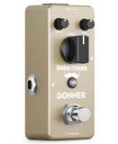 Donner Golden Tremolo Guitar Pedal, Analog Tremolo Effect Pedal for Electric Guitar & Bass, True Bypass - Imported from UK