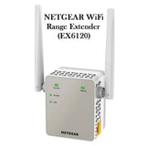 NETGEAR EX6120 Dual Band Wi-Fi Range Extender, Coverage Up to 1500 Sq Ft, AC1200 Wireless Signal Booster & Repeater Up to 1200Mbps Speed & Compact Wall Plug Design (Container Product Without Box) - Imported from UK