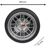 Tire Shaped Wall Clock Creative Analog 35 cm x 35 cm (Big Size) - Imported from UK