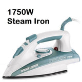 BLACK&DECKER X1600 1750W Steam Iron with Non-Stick Soleplate & Self Clean Function Auto Shutoff Removes Stubborn Creases Quickly Easily - Imported from UK