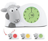 ZAZU The Lamb Clock - Sleep Trainer Clock with Nightlight for Kids, Light Up Alarm Clock, Helps Teach Your Child When to Wake Up with Visual Indicators, Adjustable Brightness, Auto Off - Imported from UK