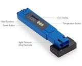 TDS Meter With Temperature, Handheld Temperature TDS Testing For Drinking Water, Pools, Aquariums, Ponds etc With Leather Case - Imported from UK