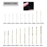 HSS Mini Micro Drill Bit Set, 0.3-1.6mm Twist Drill Bits Precision Drill DIY Kit Rotary Hand Tools Accessory (20pcs) - Imported from UK