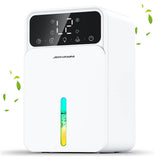 JERVAMNI 1500ml Portable Dehumidifier,  Moisture & Mold Control with 12 Hour Timer, Auto Off/Defrost, Color Lights - Imported from UK