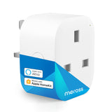 Meross 13A Smart WiFi Plugs Compatible with HomeKit, Alexa, Google Home, SmartThings Wireless Remote Control Timer Plug No Hub Required - Imported from UK