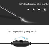 Ear Wax Removal Kit, 3-in-1 5.5mm USB HD Ear Cleaner Endoscope/Otoscope with 6 LED Light, Visual Ear Camera for Adults Kids Pets - Imported from UK