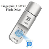 TANSHUOKJ 128GB Fingerprint USB3.0 Flash Drive, Biometric Security Protection Thumb Drive for PC/Smartphone/Laptop - Imported from UK