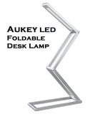 AUKEY LED Desk Lamp, Foldable Portable Wireless USB Rechargeable Table Lamp with 3 Modes Dimmable (Container Product Without Box) - Imported from UK