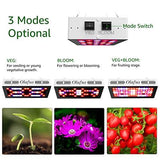 Olafus 300W Grow Light VEG & Bloom Plant Lamp 3 Modes Full Spectrum 80 LEDs Stimulates Germination & Flowering [Energy Efficiency Class A+] - Imported from UK